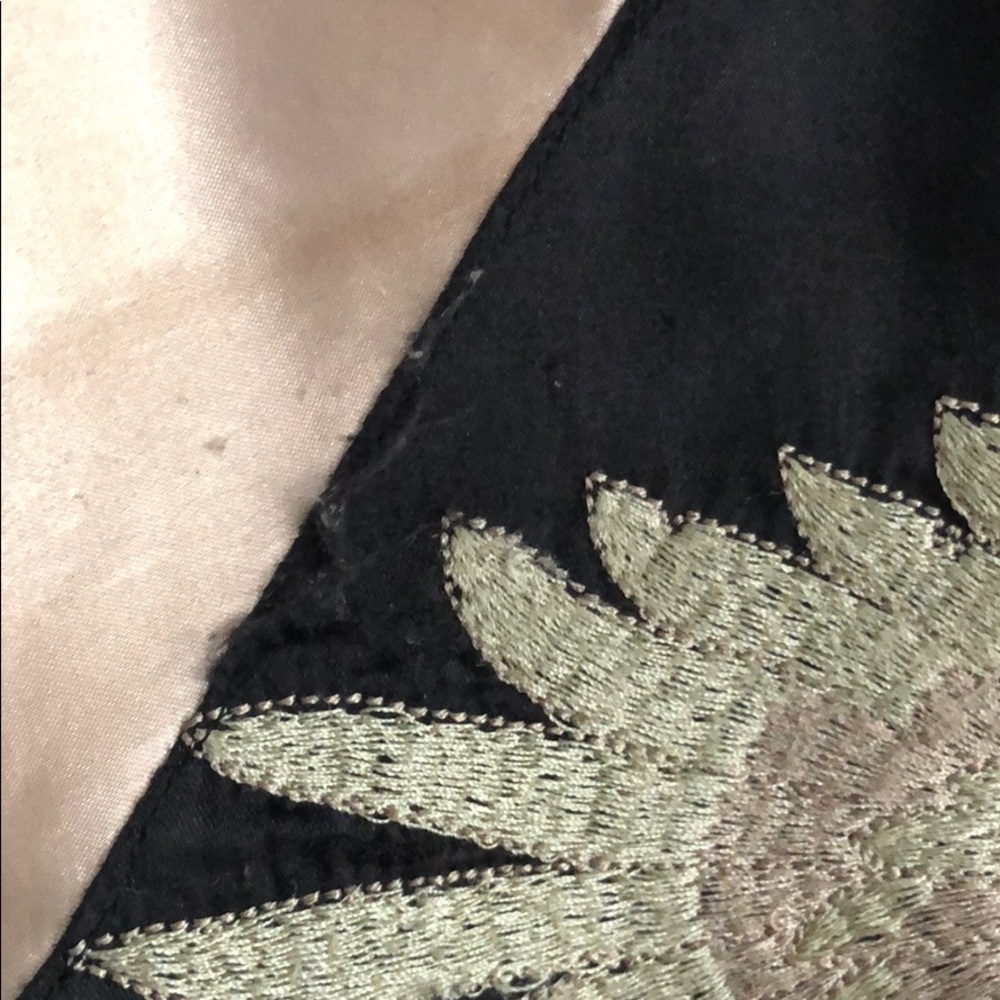 Reversible gold and black vintage bomber jacket - Picture 5 of 5